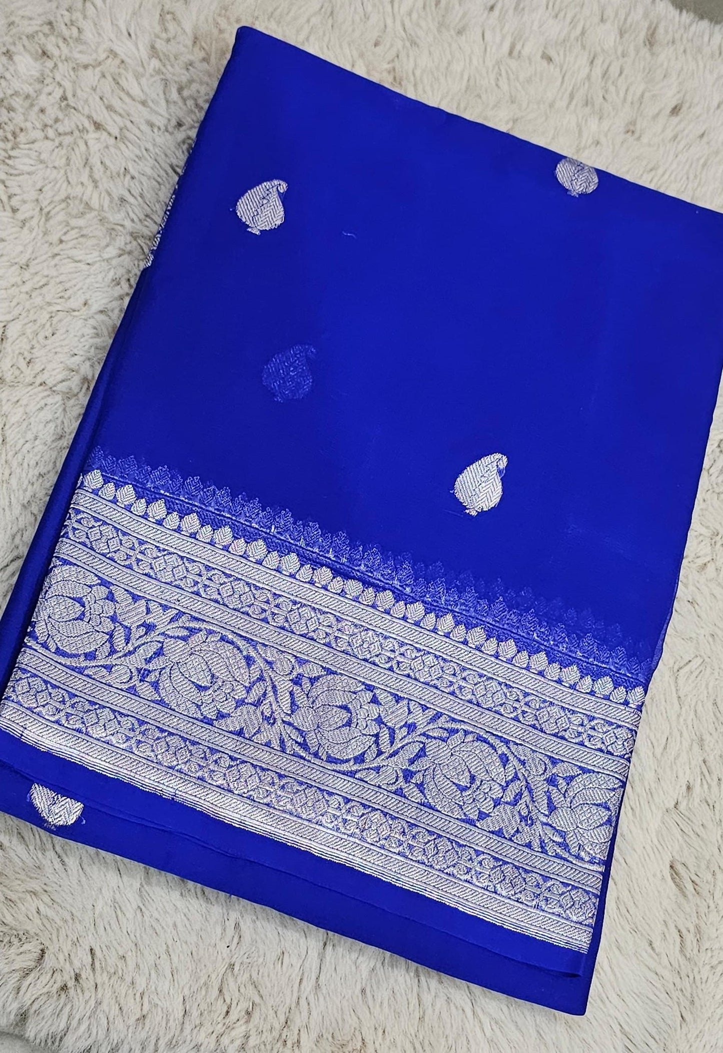 Khadi Chiffon Banarasi Saree