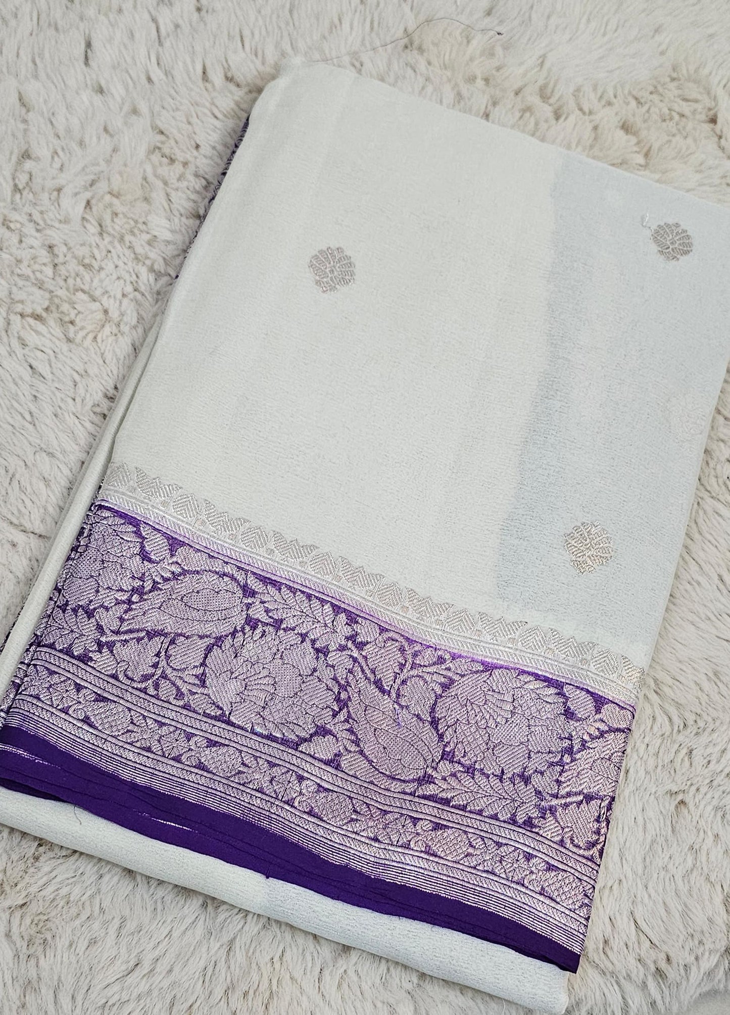 Khadi chiffon banarasi sarees