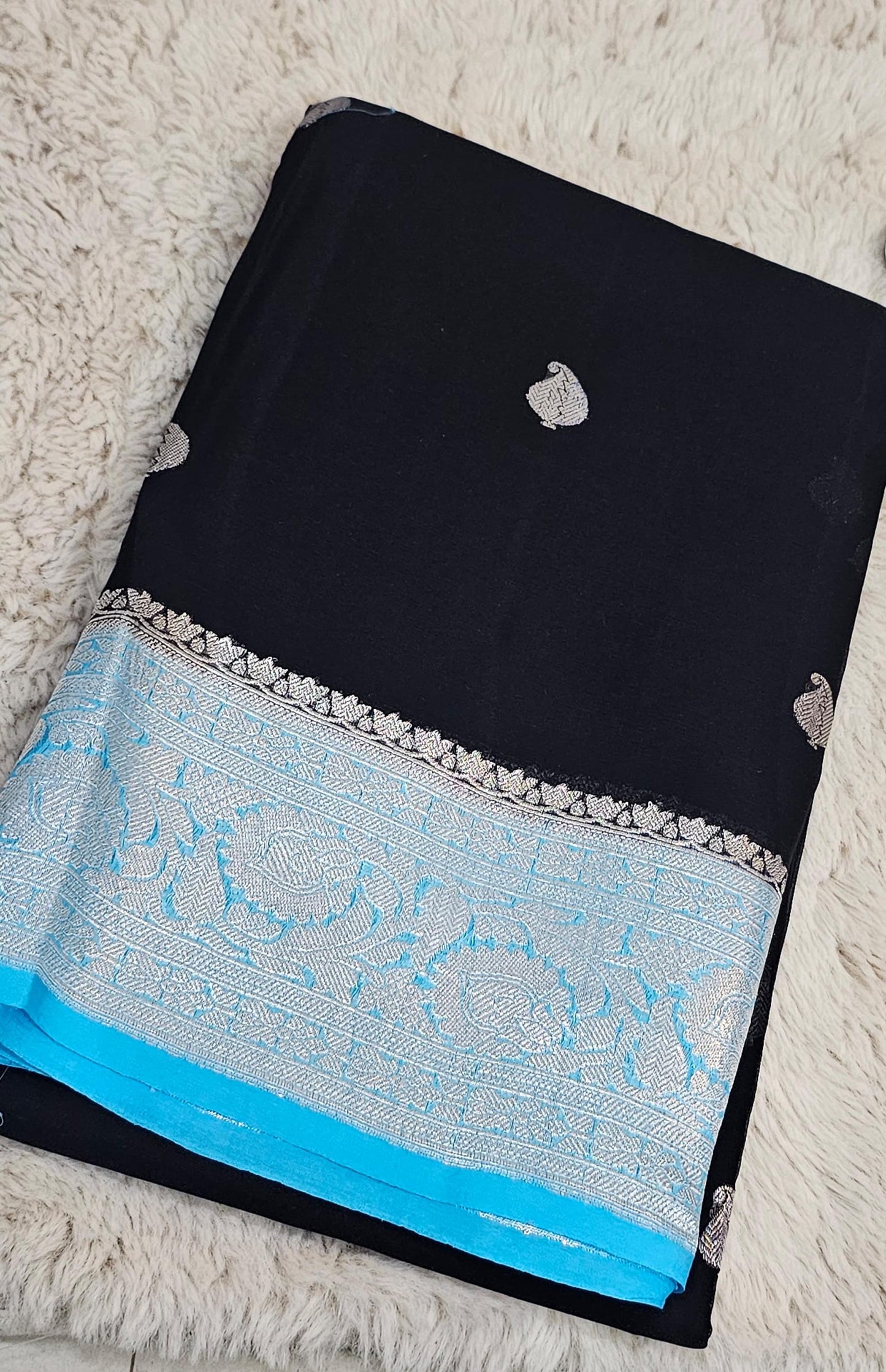 Khadi chiffon banarasi sarees