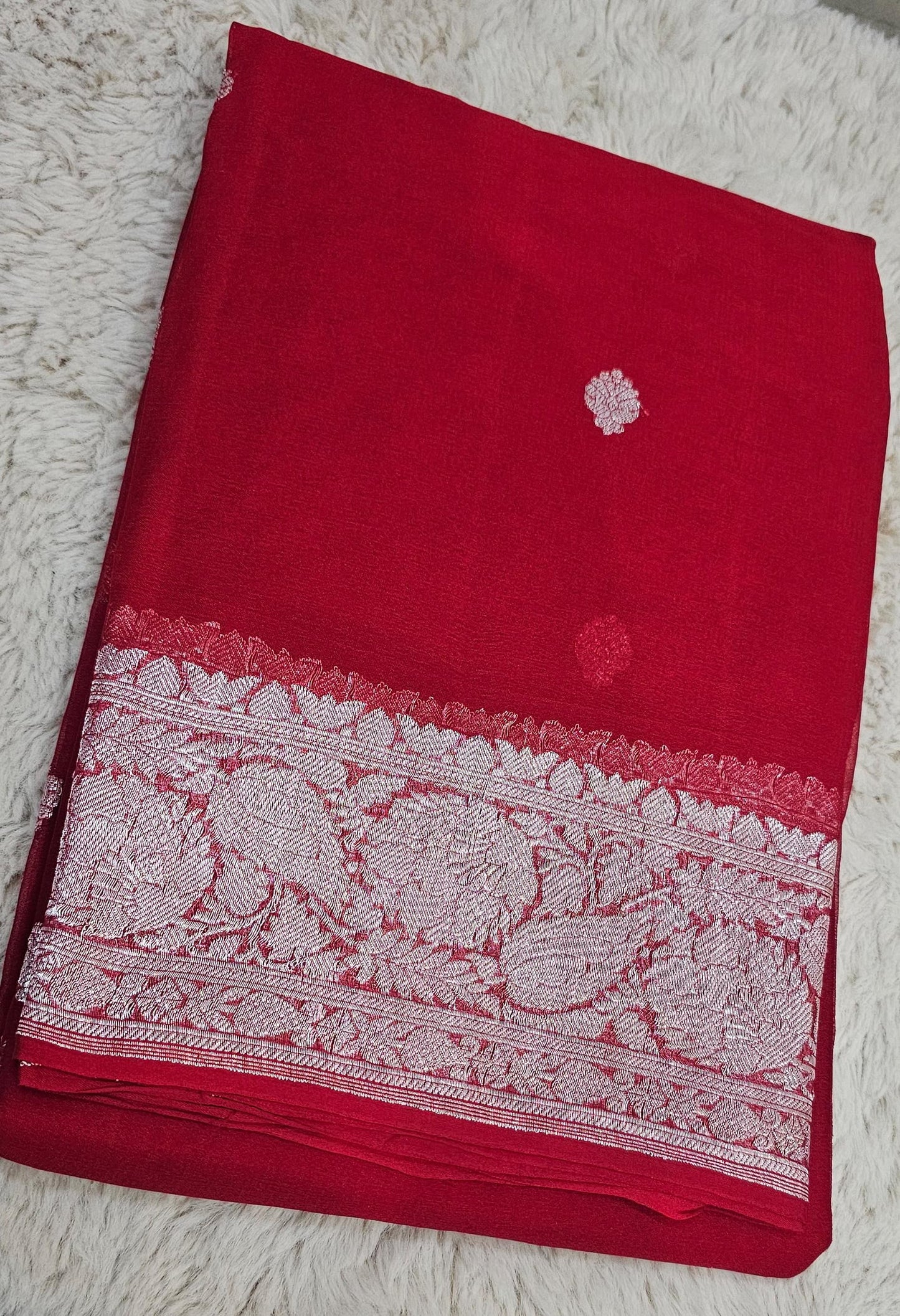 Khadi chiffon banarasi sarees