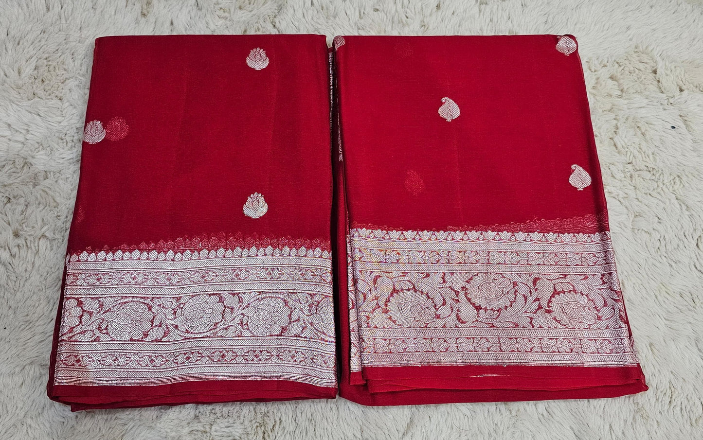 Khadi Chiffon Banarasi Saree