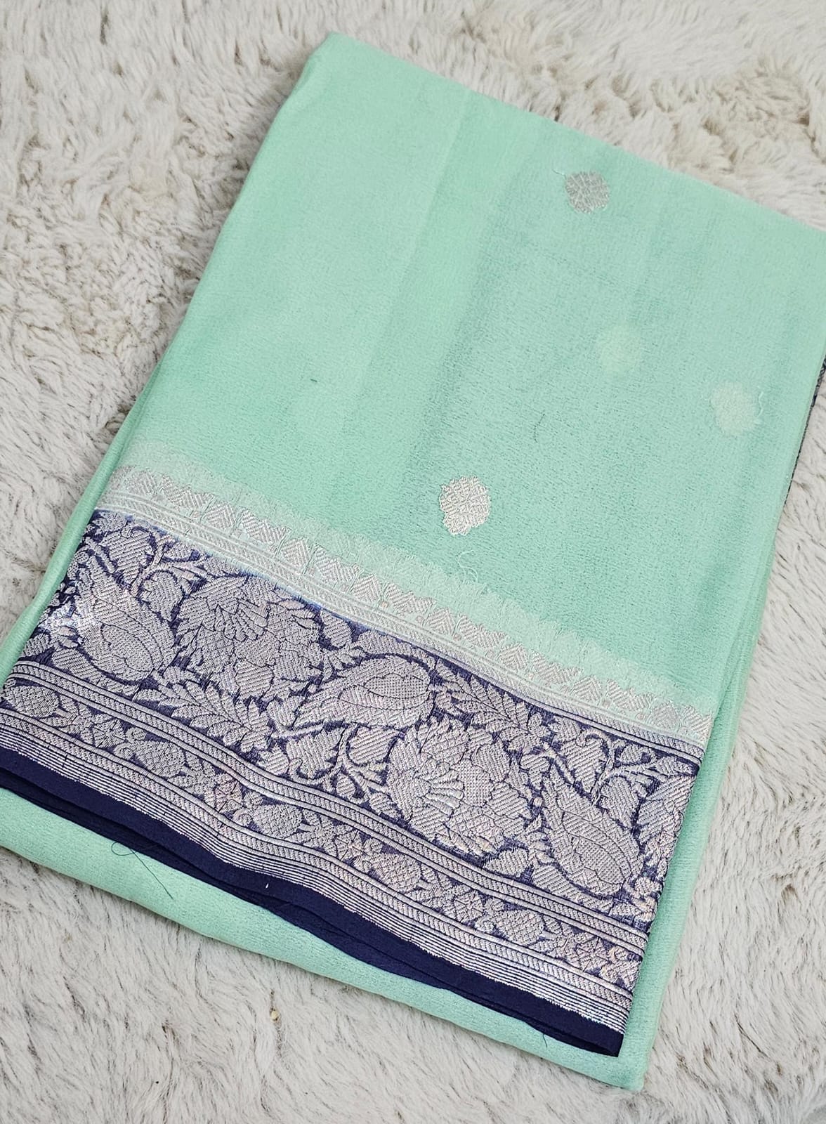 Khadi chiffon banarasi sarees