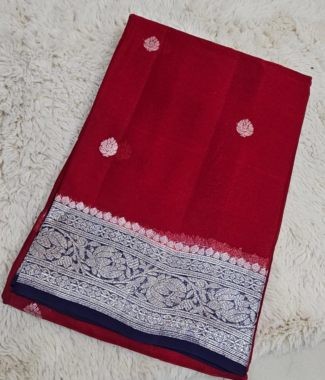 Khadi Chiffon Banarasi Saree