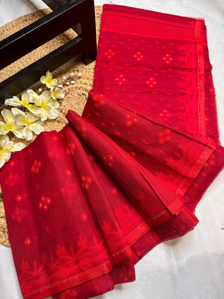 Exclusive Soft Dhakai Jamdani Sarees