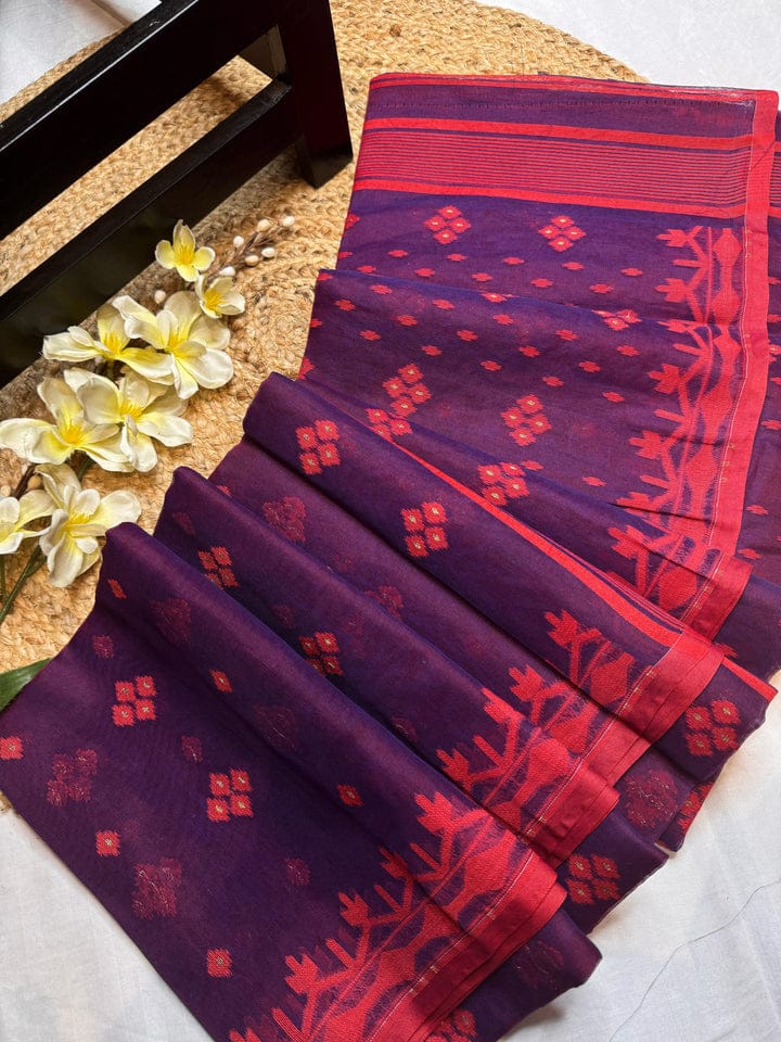 Exclusive Soft Dhakai Jamdani Sarees