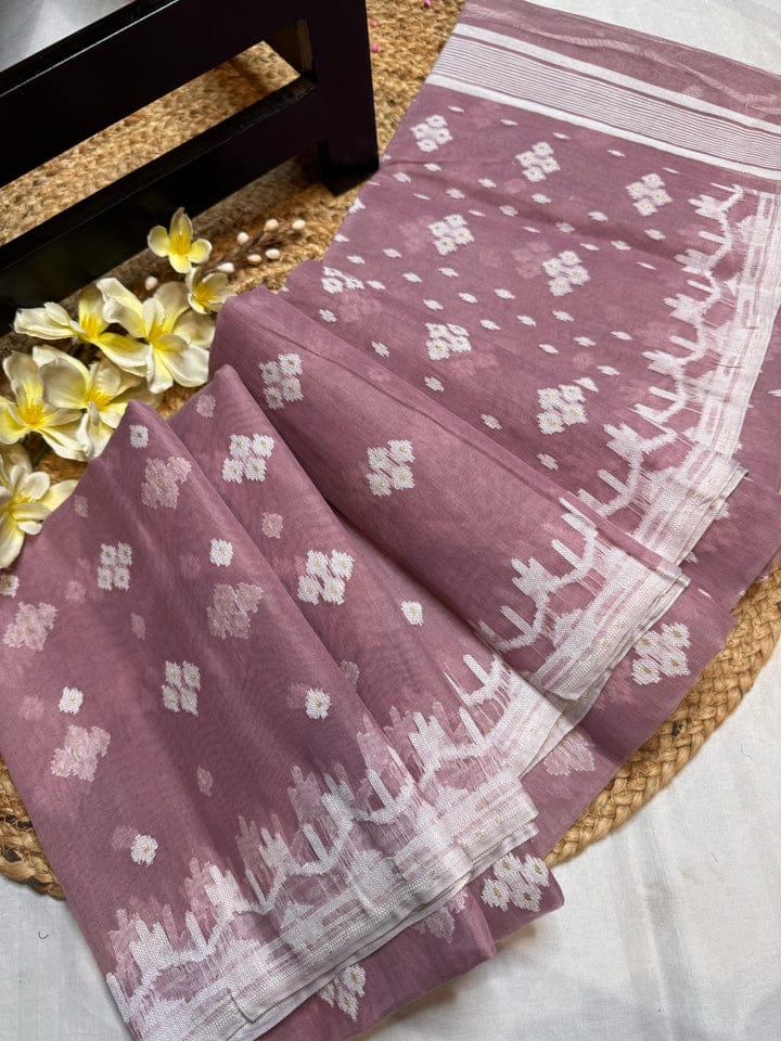 Exclusive Soft Dhakai Jamdani Sarees