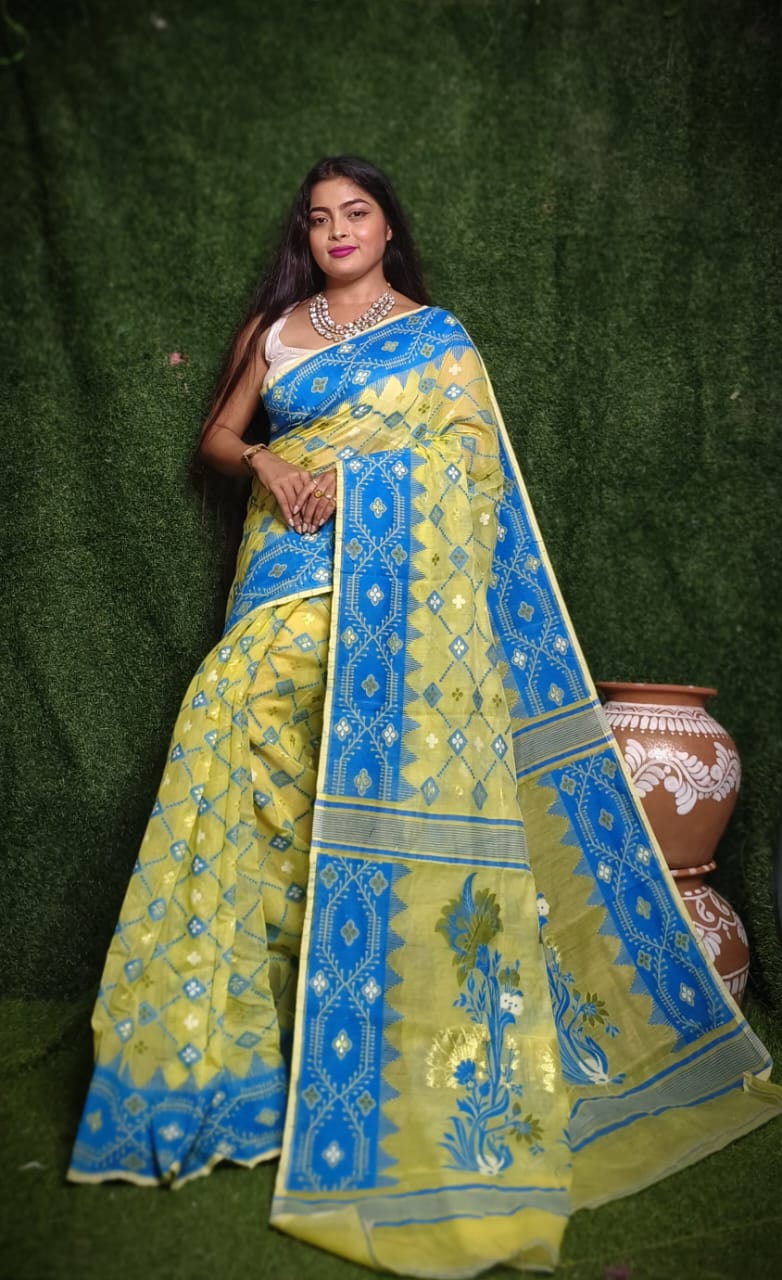 Elegant Dhakai Jamdani Sarees