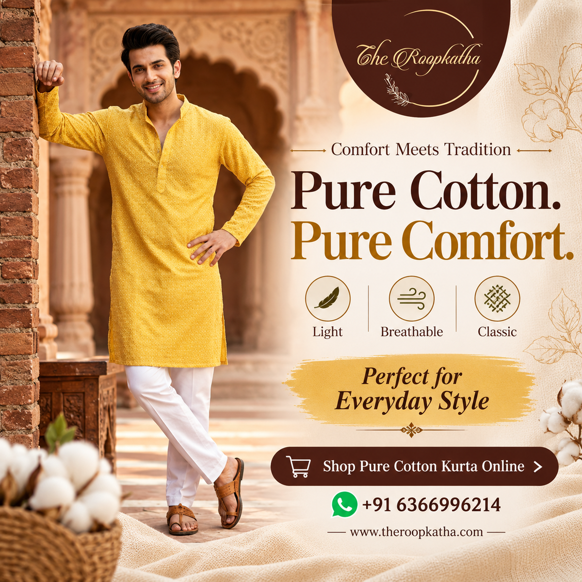 Buy pure cotton kurta online