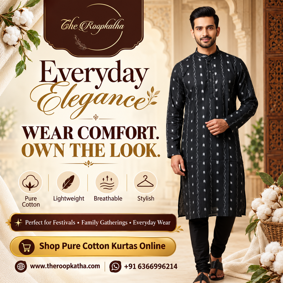 Buy Authentic dhoti kurta set online