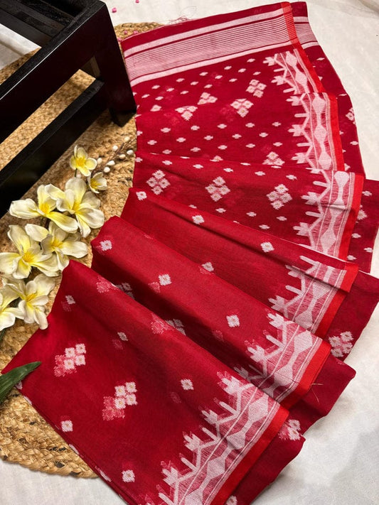 Exclusive Soft Dhakai Jamdani Sarees