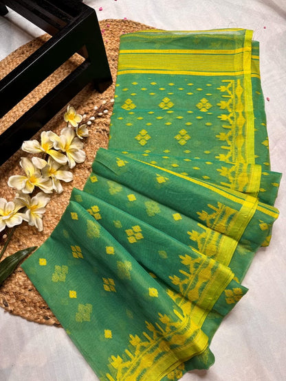 Exclusive Soft Dhakai Jamdani Sarees