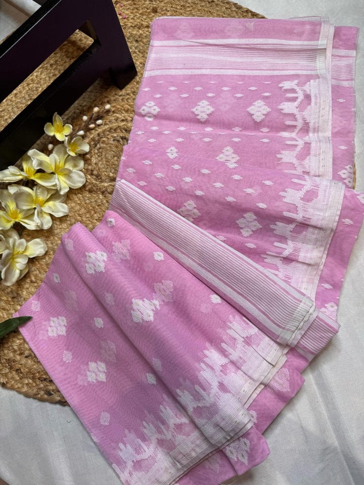 Exclusive Soft Dhakai Jamdani Sarees