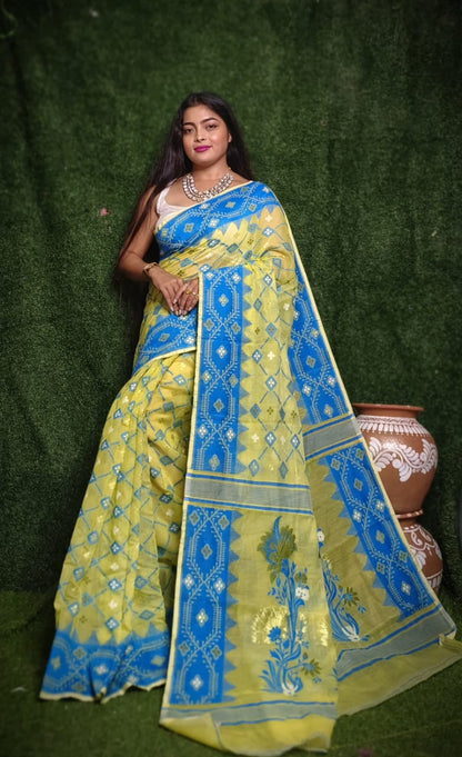 Elegant Dhakai Jamdani Sarees
