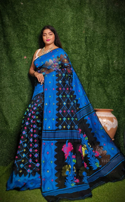 Elegant Dhakai Jamdani Sarees