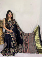 Ajrakh modal silk