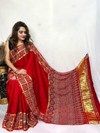 Ajrakh modal silk