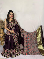 Ajrakh modal silk
