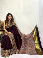 Ajrakh modal silk