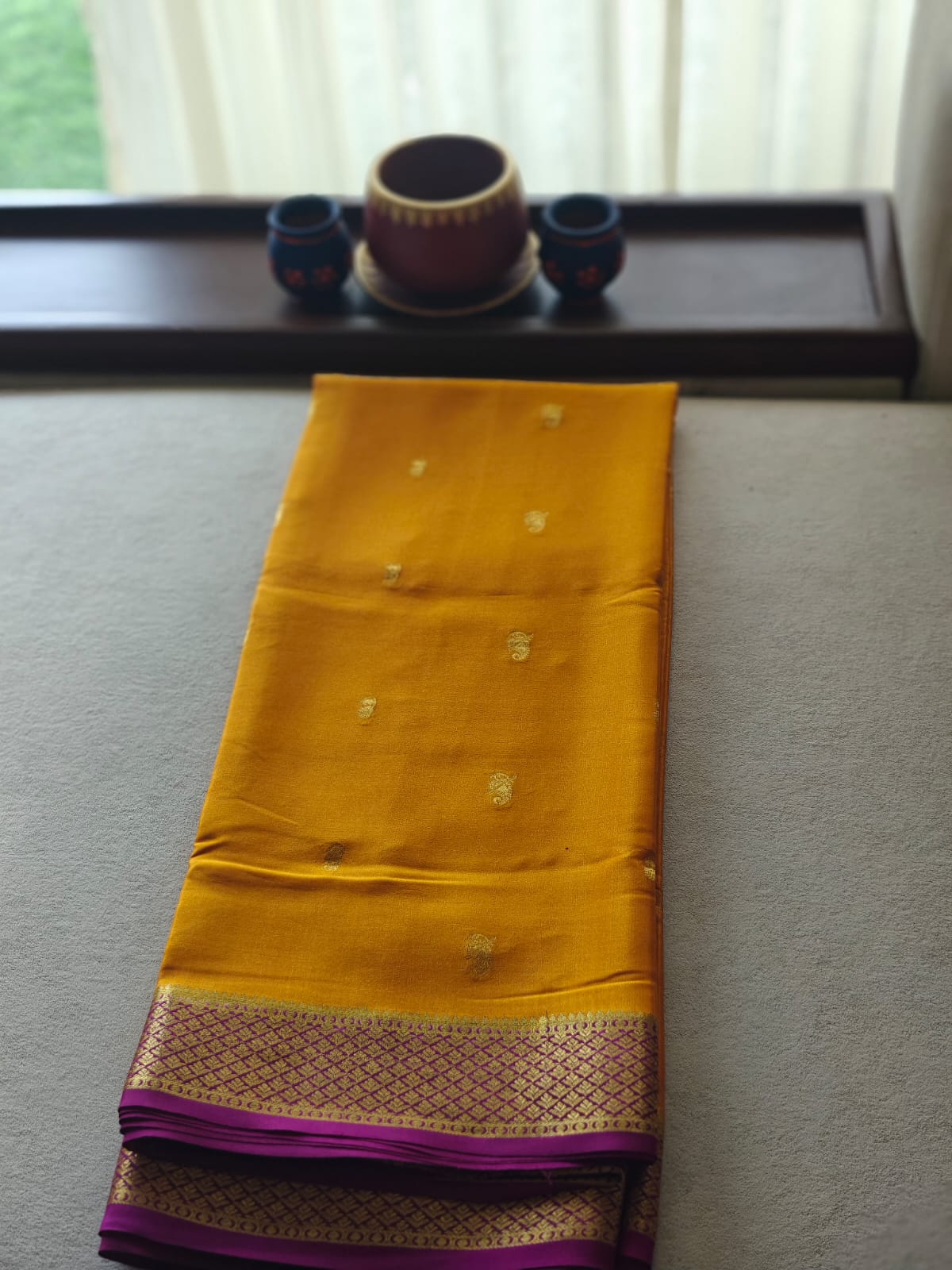 mysore silk saree