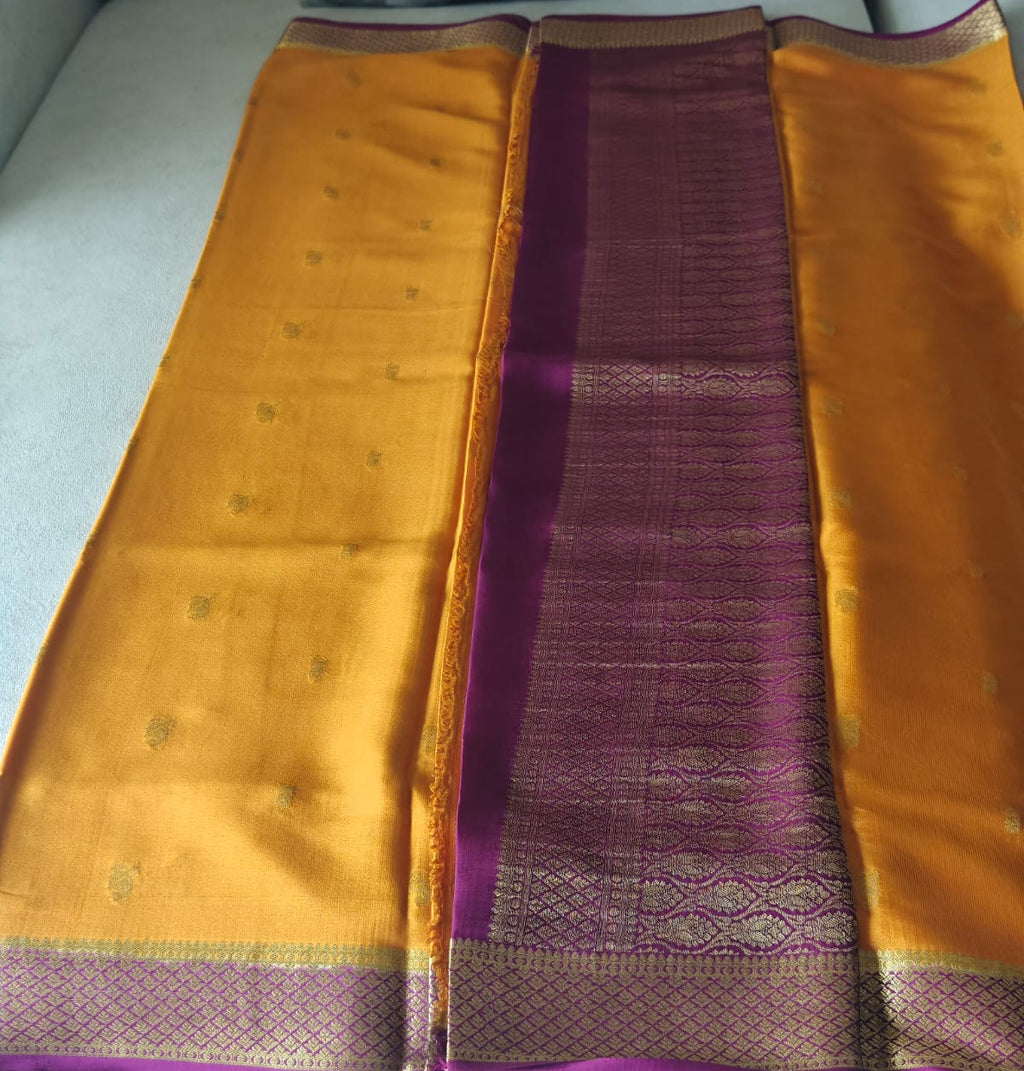 mysore silk saree