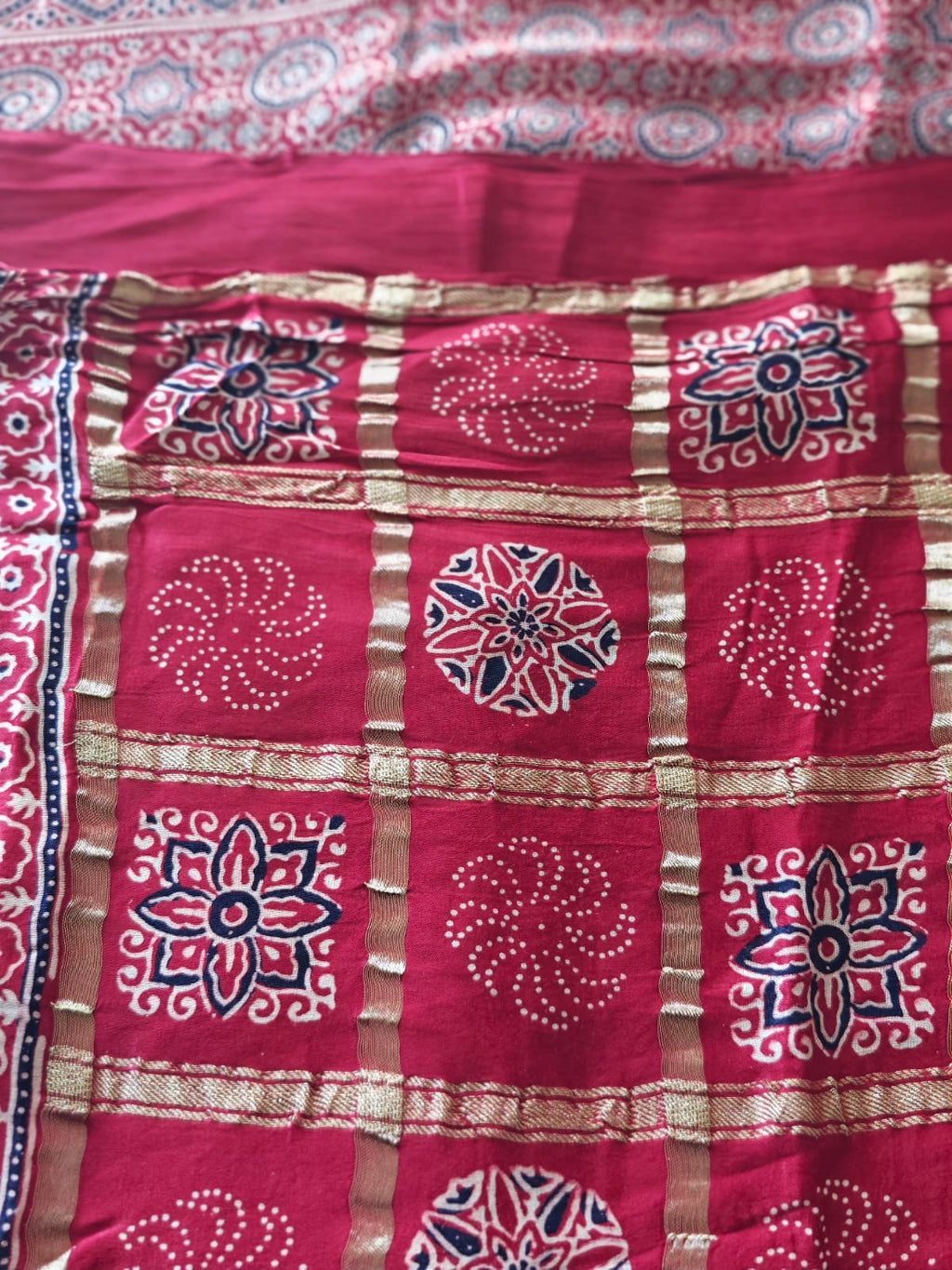 Ajrakh modal silk