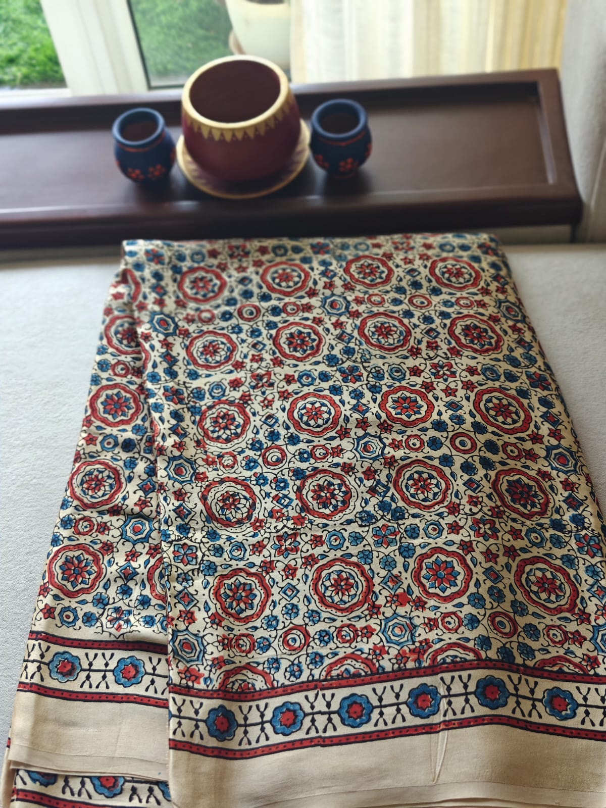 Ajrakh modal silk