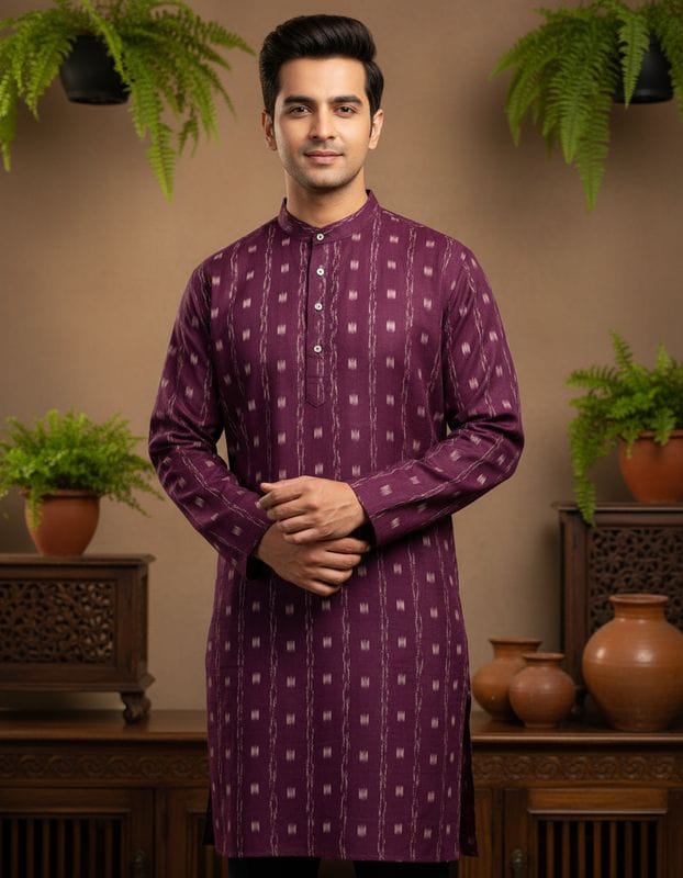 Pure cotton mens kurta