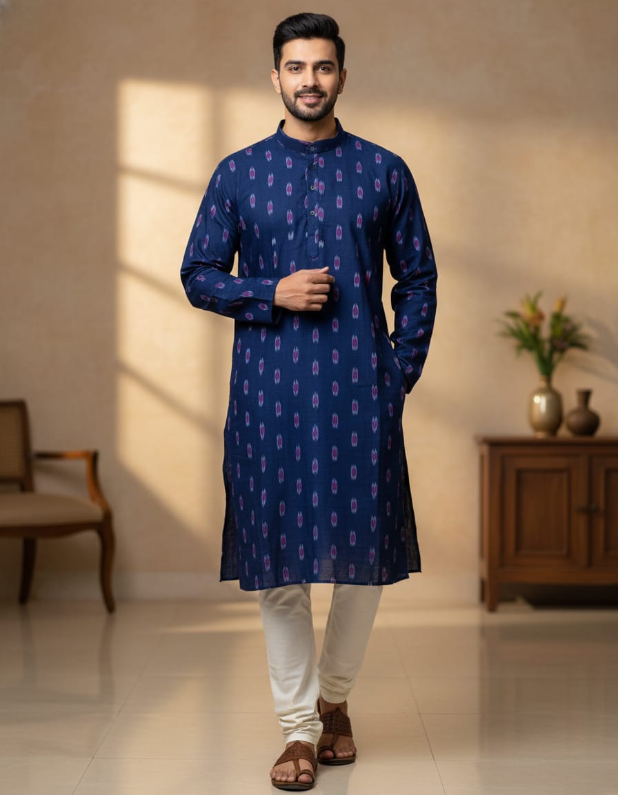 Pure cotton mens kurta