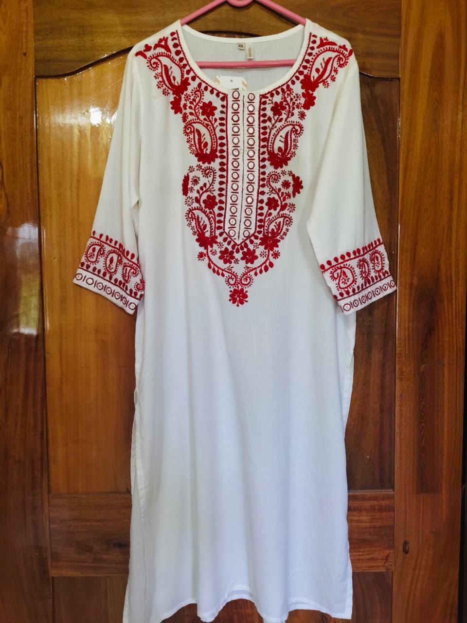 hand embroidery kurta