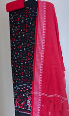 Pure cotton sambalpuri dress material