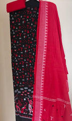 Pure cotton sambalpuri dress material