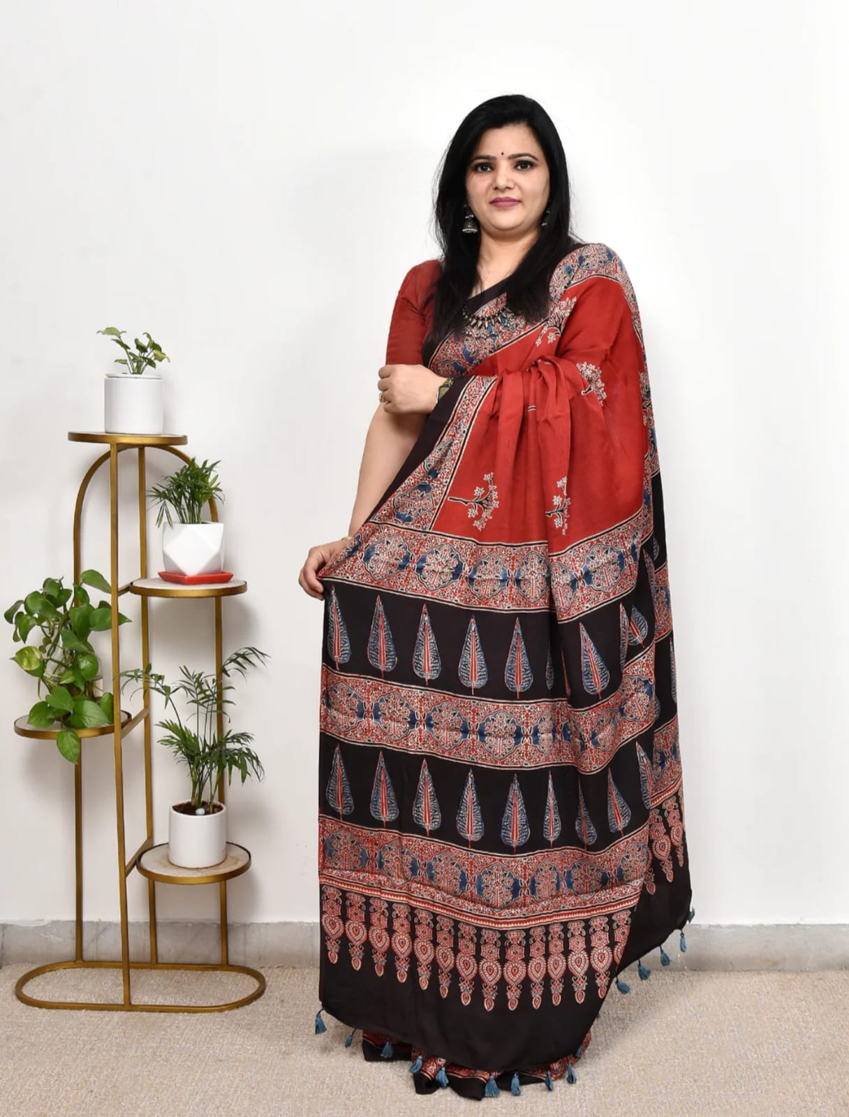 Ajrakh modal silk